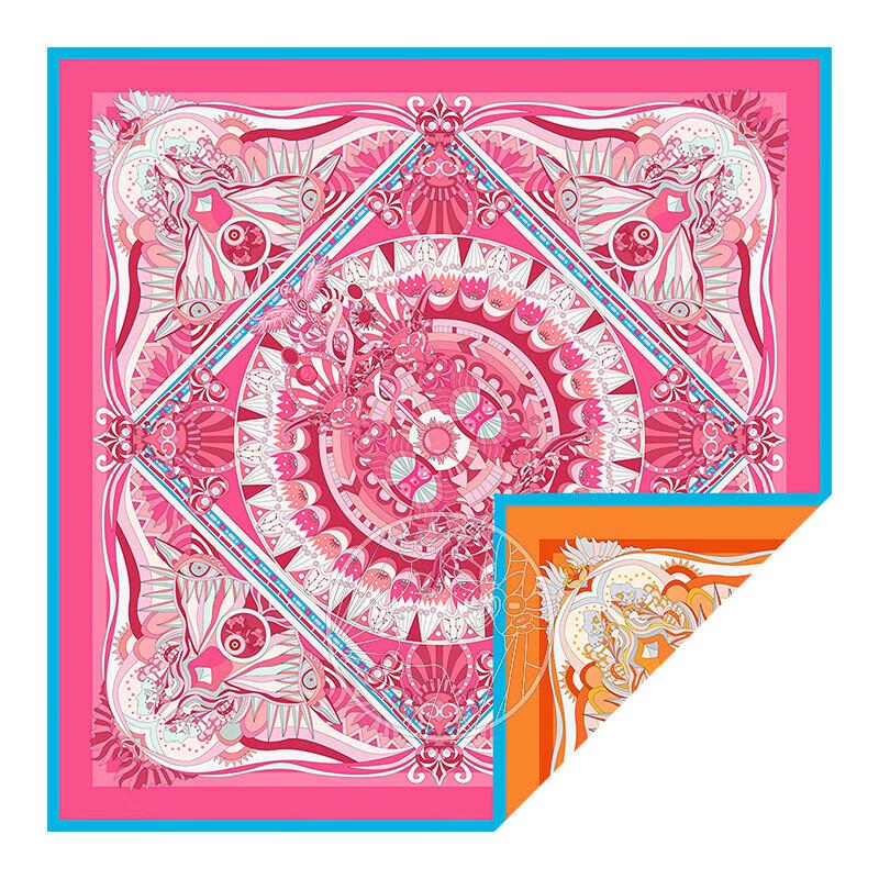 Aurora Gemini Mulberry Silk Scarf