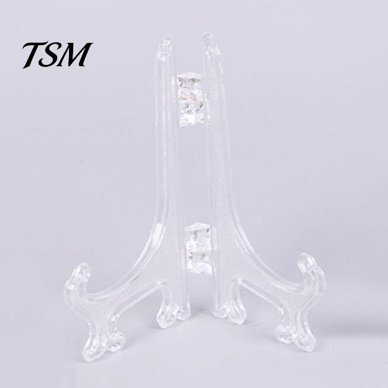 Picture Frame Display Plate Rack Safe Wide Application Triangle Structure Dish Portable Easels Holder for Hotel Kitchen Easel