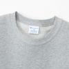 Champion Long Sleeve Crew Neck Oxford Gray Kids' Sweatshirt, 100% Cotton, One-Point Logo, (CKSA005Z)