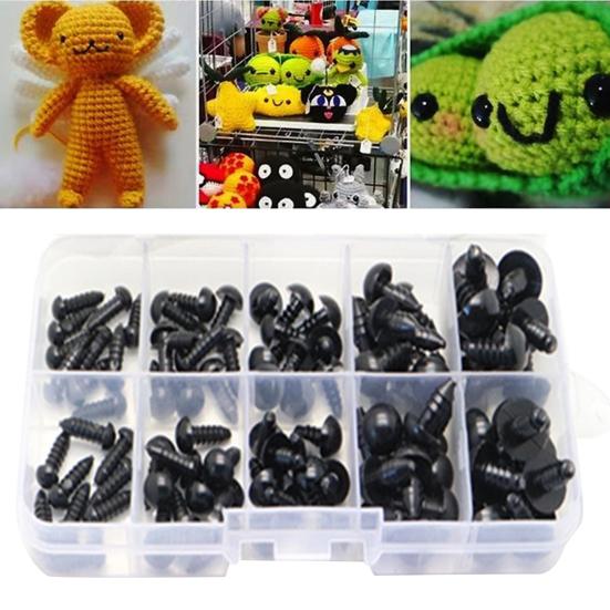 100Pcs Multi Specifications Reusable Attractive Realistic Big Stuffed Animal Doll Eyes