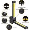 Foldable COB LED Work Light Dimmable Rotatable Flashlight Waterproof Magnetic Lamp with Hook for Car Repair Camping Emergency Outdoor Working Use