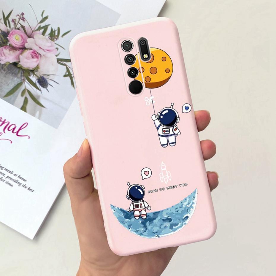 For Xiaomi Redmi 9 Cute Animal Cartoon Phone Case For Redmi 9 Prime Redmi9 China Version Candy Color Soft Silicon TPU Back Cover
