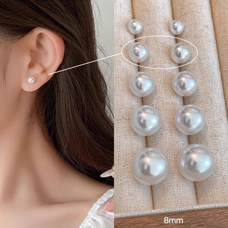 Серьги с жемчугом Night Market 2024 года: Универсальные длинные и короткие модели для женщин