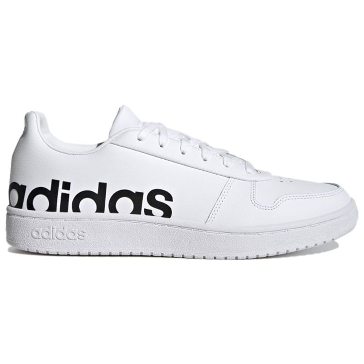 Adidas Neo Hoops 2.0 Rutschfeste Langlebige Low-Top Retro Basketballschuhe Unisex Sneaker Weiß Schwarz GZ9118