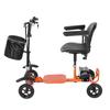 Scooter elettrico pieghevole a 4 ruote per adulti e anziani, Scooter elettrico con capacità di carico 120 kg, Sedia a rotelle da viaggio all-terrain con batteria al litio da 48V