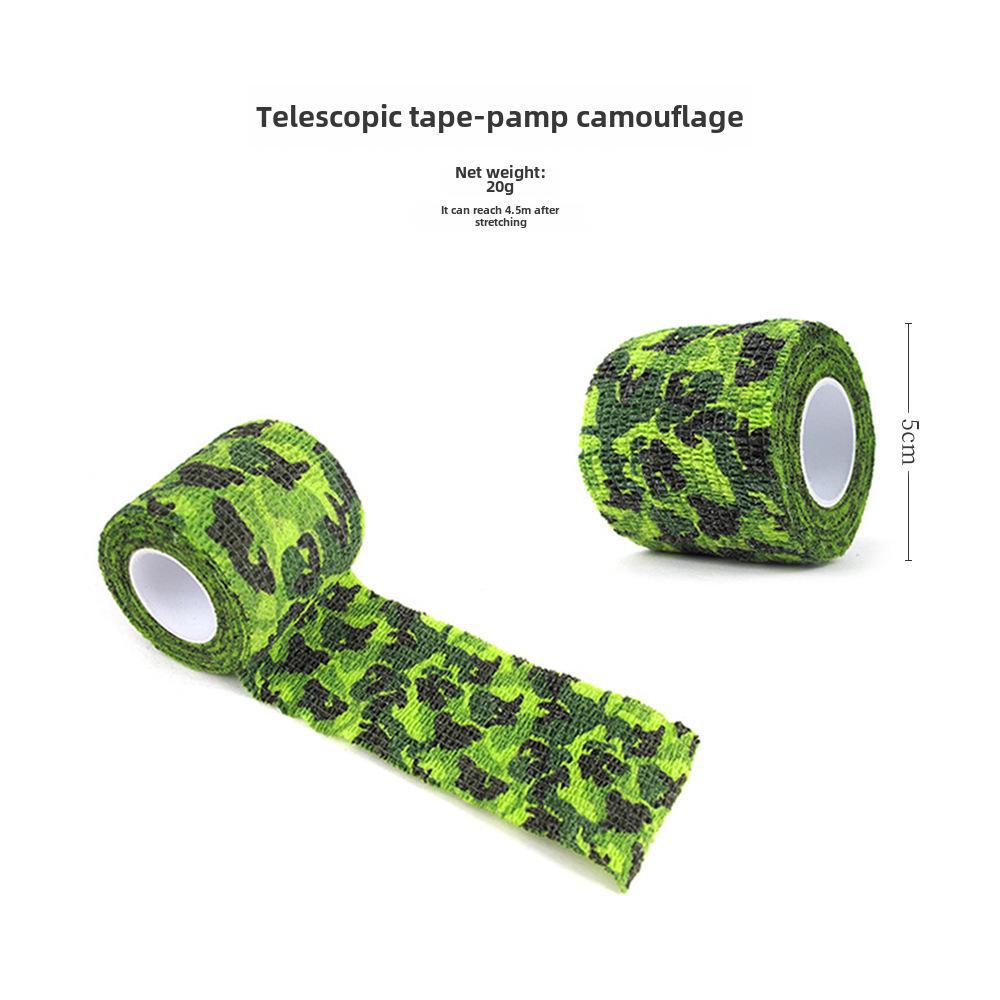 Bandă de camuflaj retractabilă autoadezivă pentru vânătoare, ciclism, mașini