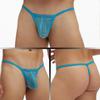 European and American Men's Fine Mesh See-through T-Back Thong Underwear, Plus Size E080