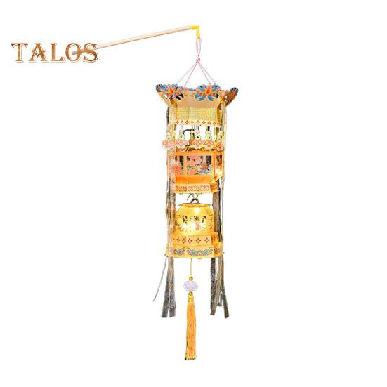 

Набор фонарей для весеннего фестиваля своими руками, китайский традиционный ручной фонарь на удачу с кисточкой и лентой, декор для лунного Нового года, свадьбы, дня рождения оранжевый