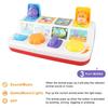 Interactive Light & Sound Animal Toy for Babies, 27.5x16x12cm
