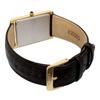 SEIKO Quartz Sapphire Dark Brown Leather Overseas Model [Seiko] Men's Watch, Glass, SWR106, Gold, Band,