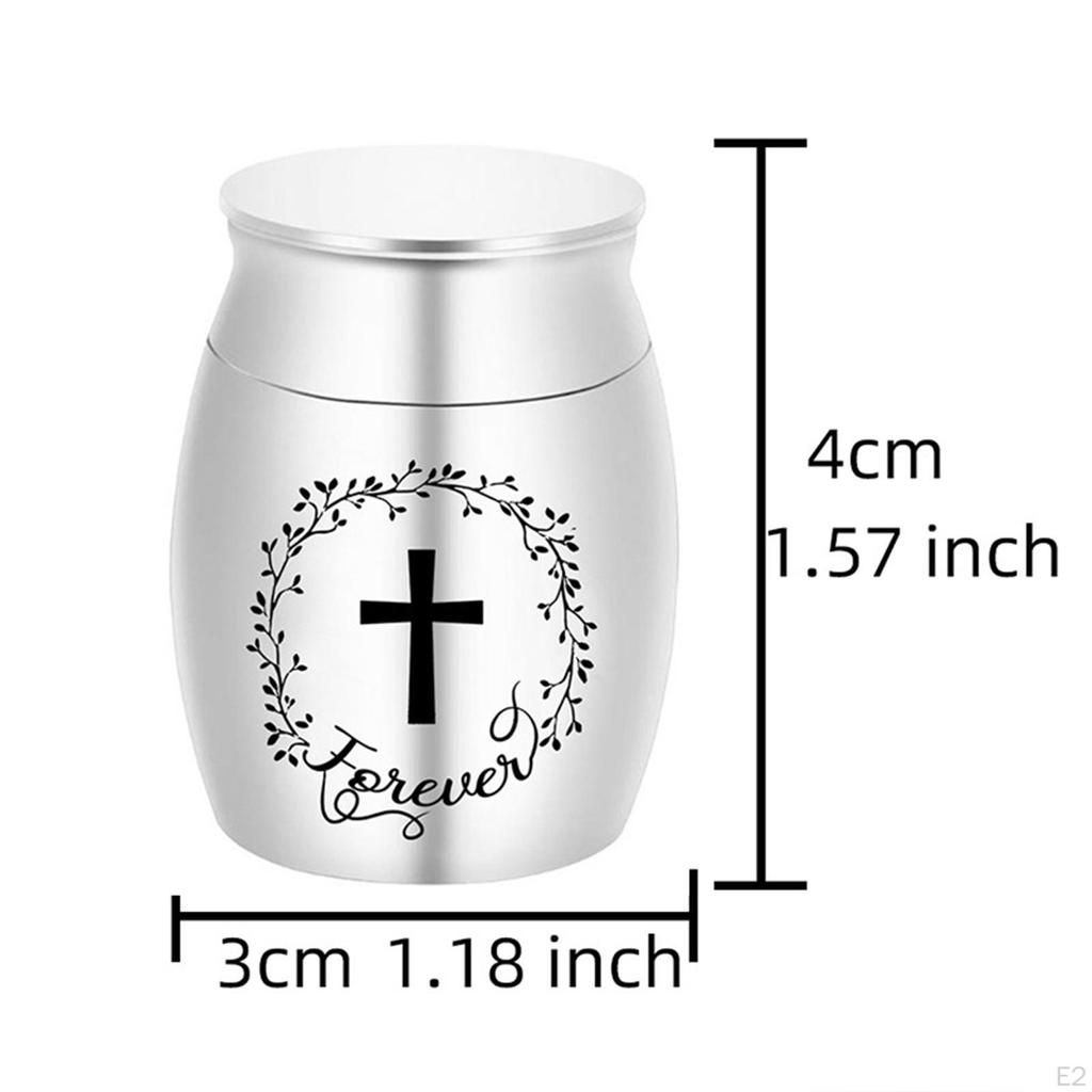 Aluminum Alloy Pet Urns Keepsake Memorial Ash Holder Cats Ashes Holders for Puppy