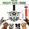 Interactive Dog Soccer Toy with A Grip Ring Durable Water Ball for Dogs Dog Chasing and Playing Toy Without Battery