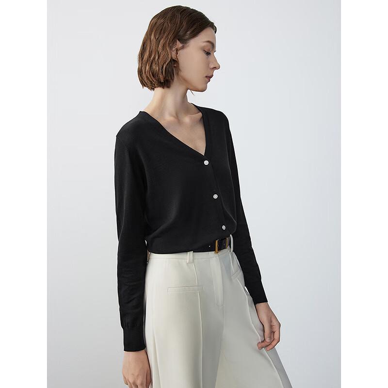 LANCY V-Neck Little Fragrance Style Knit Cardigan