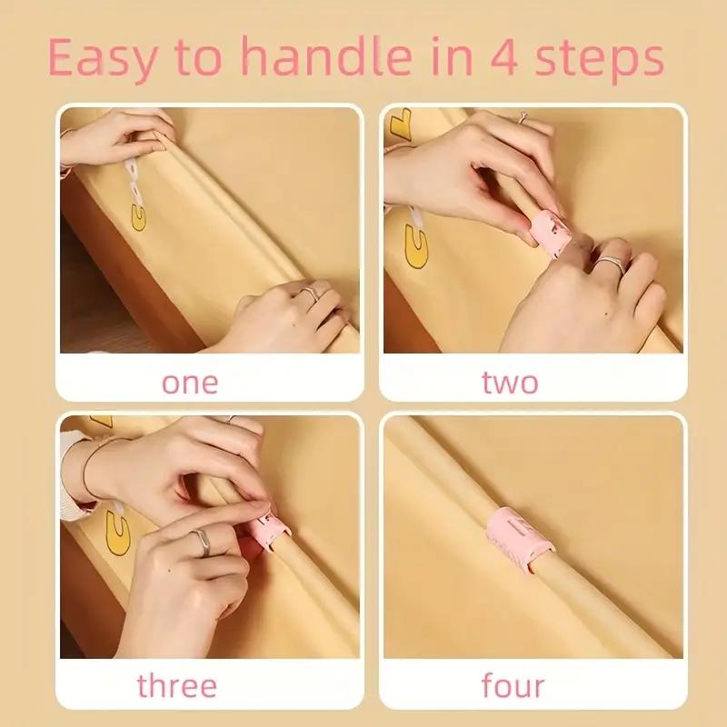 4/2/1 BUC Fixator Reutilizabil pentru Cearșaf Clip Anti-alunecare și Anti-alergare Angler Casnic Fără Ac Clip pentru Cuvertură de Pat Cearșaf pentru Plapumă Cataramă pentru Husă de Plapumă