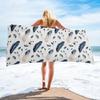 Peacock Beach Towel Wild Animal Bath Towel Sport Travel Camp Spa Gym Yoga Pool Towels Microfiber Shower Quick Dry Swimming Cover