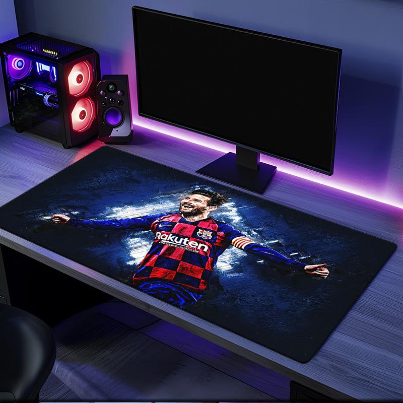 Argentina Football Star Messi Mouse Pad, Rubber Base, Esports Desk Mat, Mouse Pad for Gamers and Office Use, Gaming Desk , Easy To Clean Mat