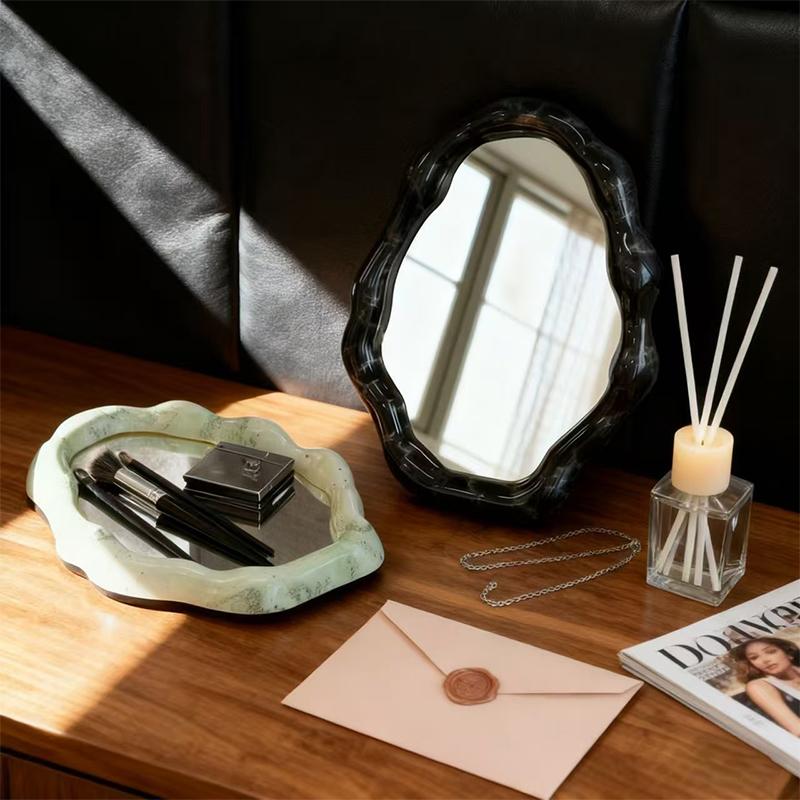 Fashionable Creative Portable Cloud Makeup Mirror Foldable Makeup Mirror Home Decoration for Friends Gifts