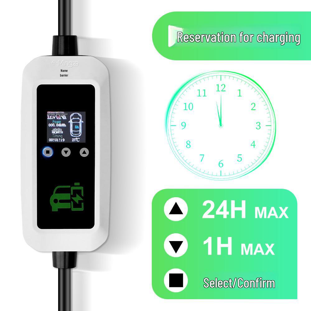 Caricatore Portatile per Auto Elettrica Standard Europeo da 3,5 kW per Uso Domestico