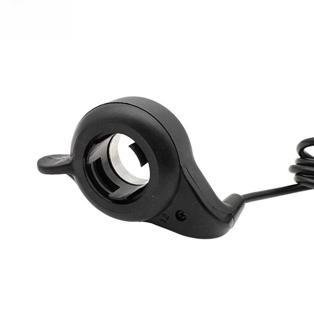 3-Pin Daumen Gasgriff Rechts mit SM Stecker (Male oder Female) für E-Bike und Elektroroller 2,2 cm Lenker ABS