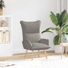 Armchair Taupe 69 X 74 X 93 Cm Fabric and Plywood