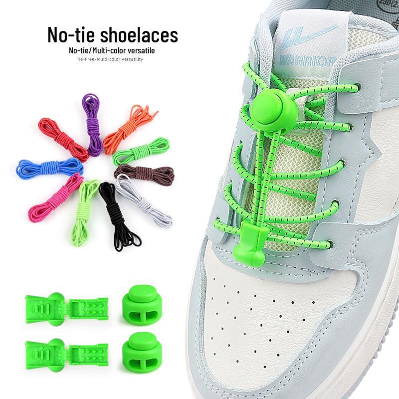 Reflective No-Tie Elastic Shoelaces for Running, Sports, Hiking - Quick and Easy for Lazy and Active Individuals