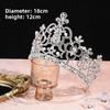 Korean Style Metal Prince Crowns Bar Mitzvah Crown Round Tiaras Retro Baroque Crystal Crown  Queen