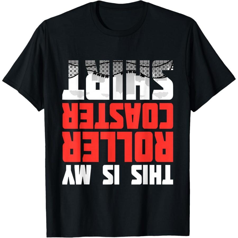 This Is My Roller Coaster Shirt - Theme Park Carnival Ride T-Shirt XXXXXL чёрный