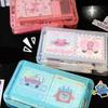 High Capacity Pencil Case Double Layer Pen Storage Box Portable Pen Organizers Clear Colored Pencil Case for Kid Student
