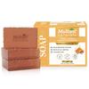 Multani Naturals Kojic Acid & Haldi Chandan Soap Bar For Bath 125 Gm Pack Of 3 Pcs Nourishing Daily Use For All Skin Types