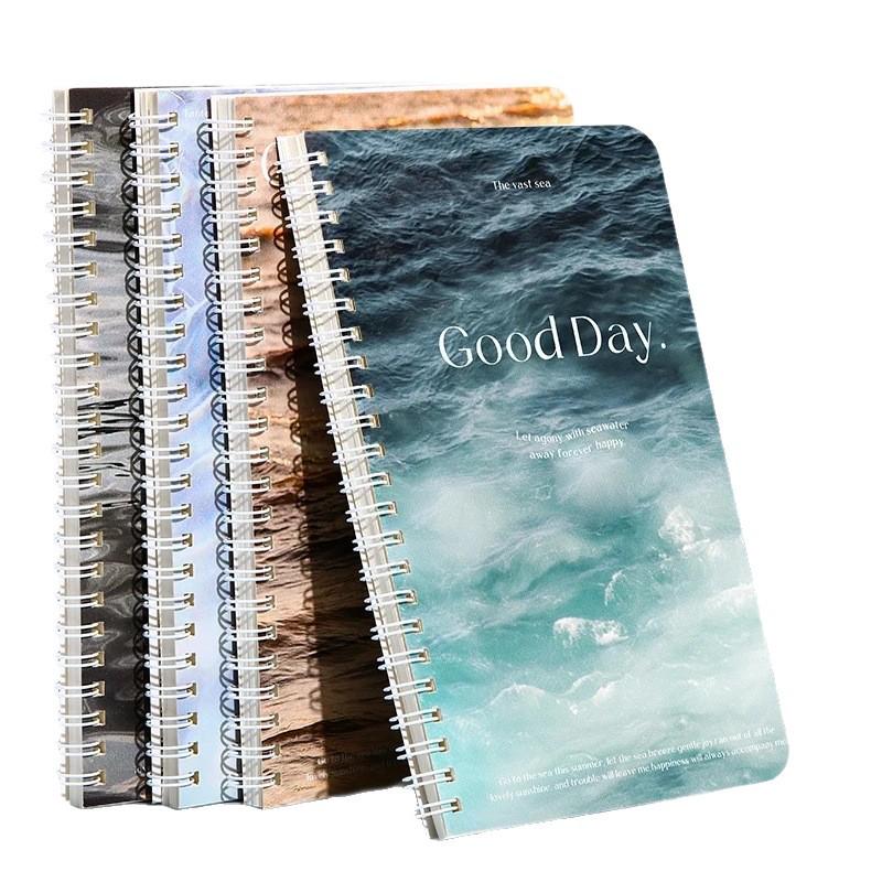 2er-Pack A5 Cartoon Spiralnotizbücher: 60 Verdickte Blätter für Studenten