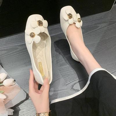 Modische Bequeme Sommer Slipper mit Quadratischer Zehenpartie Damen Flats Schick und Elegant Schnelle Lieferung Junge Lässige Damen Schuhe Aktion