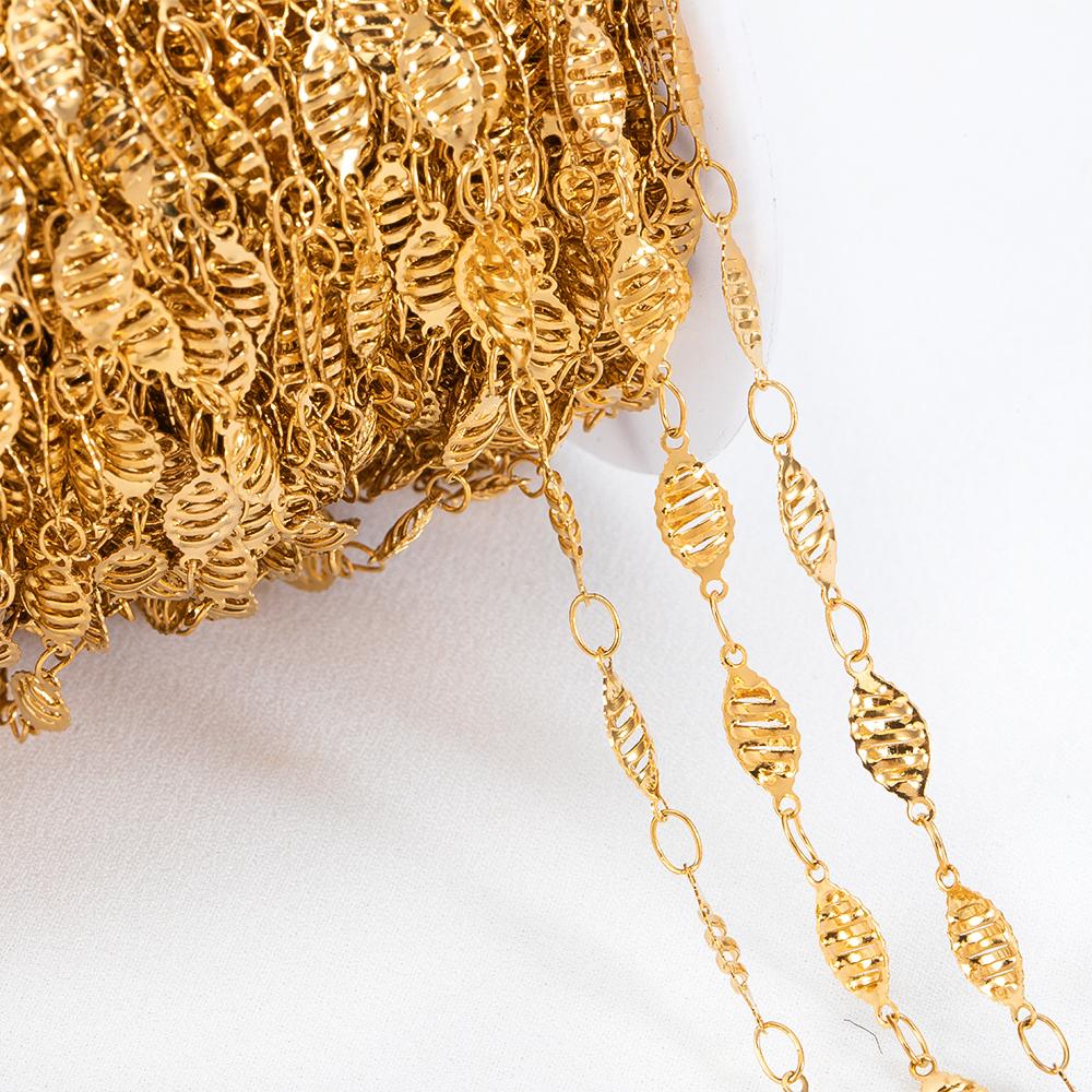 1Meter Multi Styles Stainless Steel Gold Color Silver Color Link Chain Bulk Chains DIY Necklace Jewelry Making Wholesale No Fade