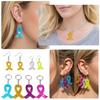 Versatile Minimalist Bowknot Charm Mold Sturdy Acrylic Keychain Pendant Mold Suitable For Keychains Bags And Phone Decors