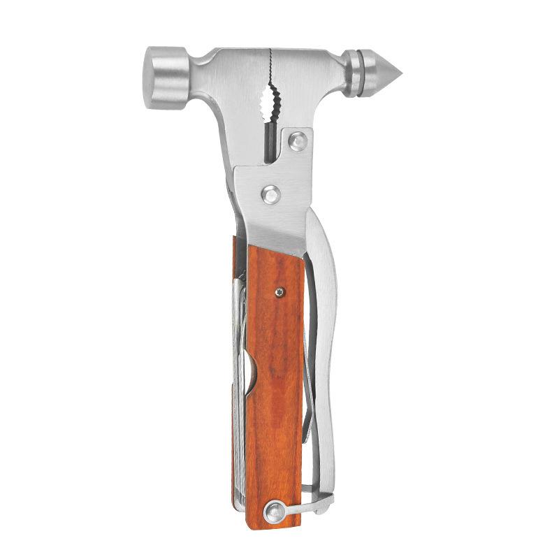 Camping Hiking Survival Car Emergency Window Breaking Tool Outdoor Portable Multifunctional Combination Sheep Horn Hammer