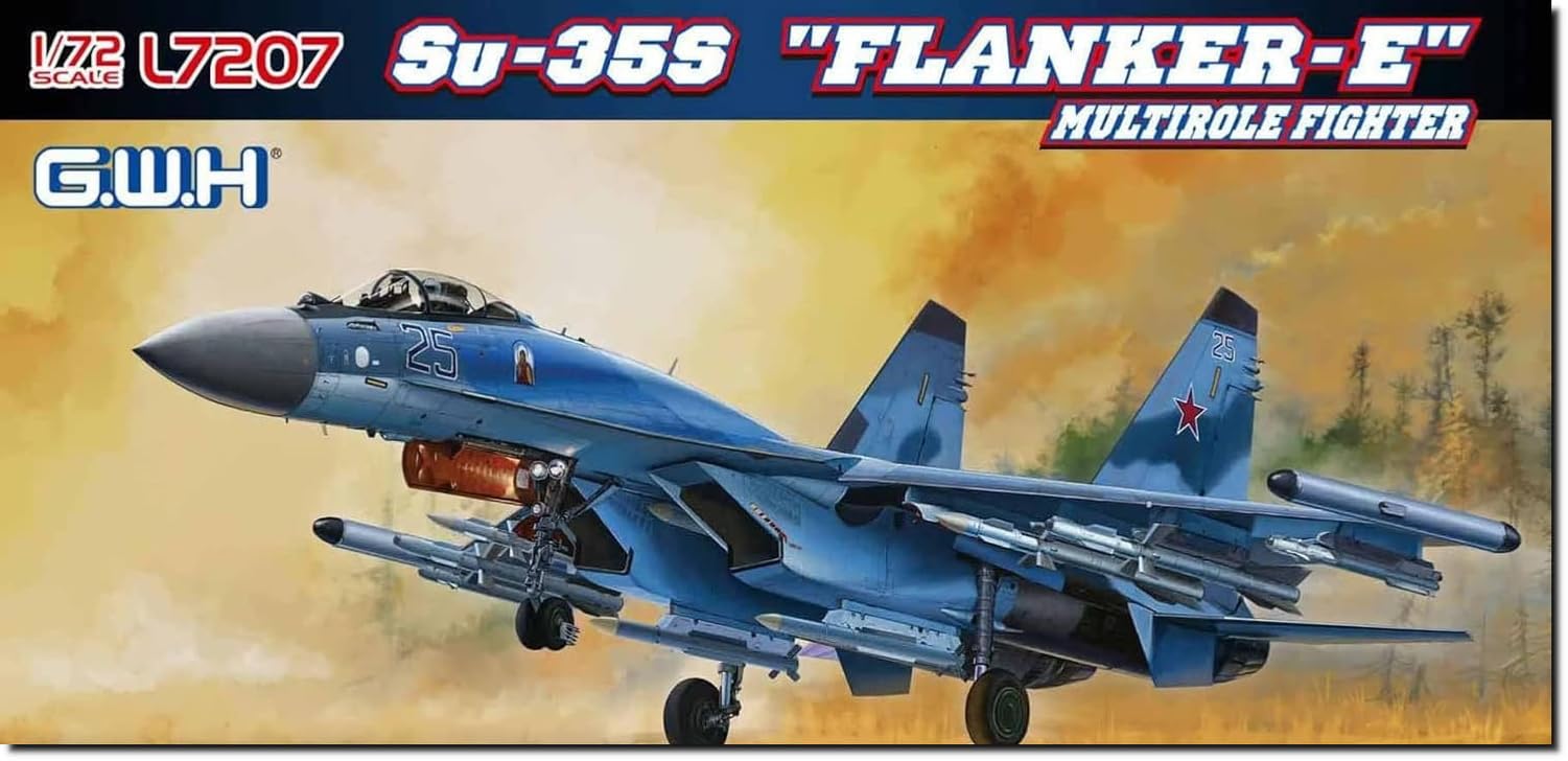 

Great Wall Hobby Flanker E Пластикова модель L7207 1/72 Су-35С (Літак)