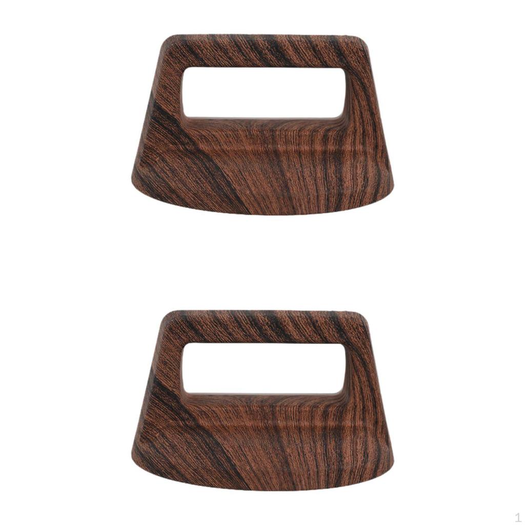 2 Pack of Replacement Knobs for Pot Lids, Wooden Handgrip Handles