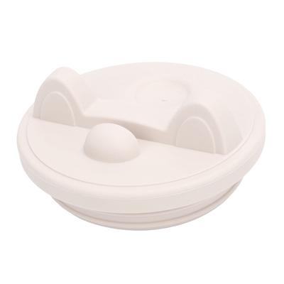 Water Cup Lid Cat Ear Shape Phone Holder Silicone Spill Proof Cover for 40oz Tumbler Cup Skin Color