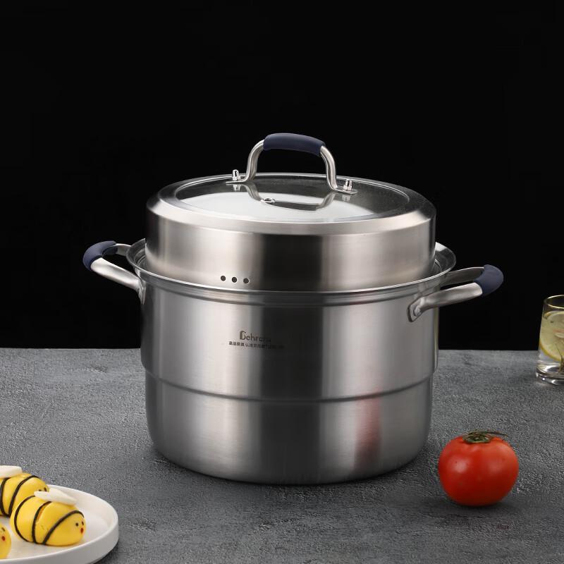 Behrens Penguin 3-Layer Steel Double Steamer