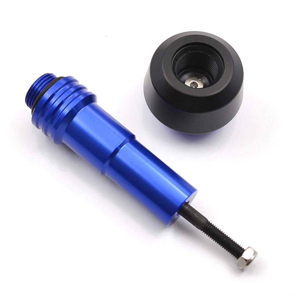 Aluminum Muffler Slider/Exhaust Pipe Slider (Blue) for Suzuki GSX250R DL250 GW250 V-Strom250 and HAYABUSA GSXR1300
