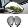 2Pcs Chrome Car Side Rearview Mirror Cover Trim For Peugeot 2008 Side Door Wing Cover Accessories