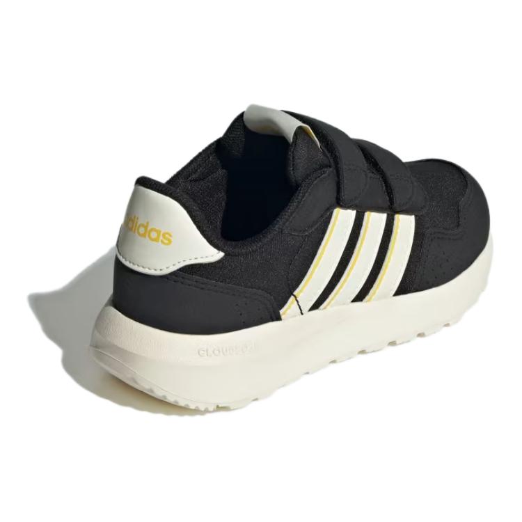 Adidas Run 60s C Black White Yellow Kids Sneakers Core-Black Off-White Utility-Yellow IE6436