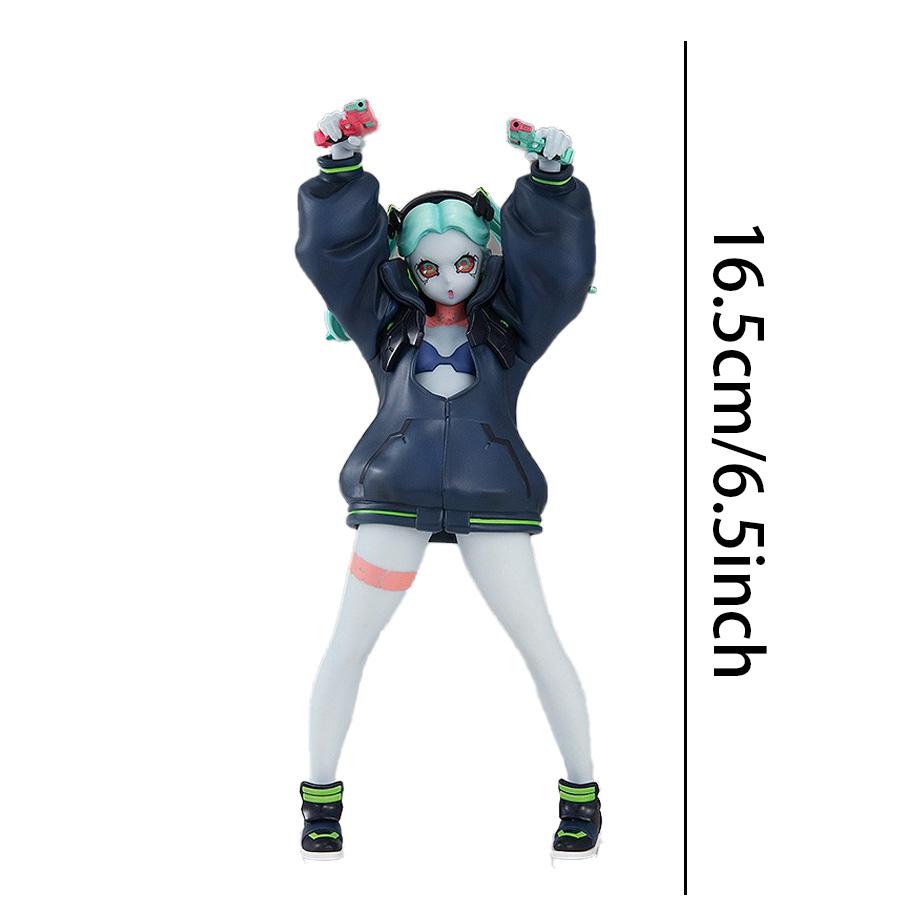 17cm Cyberpunk Edgerunners Anime Figure Super Hacker Lucy Action Figure Street Man David Figurine PVC Adult Collection Model Toy