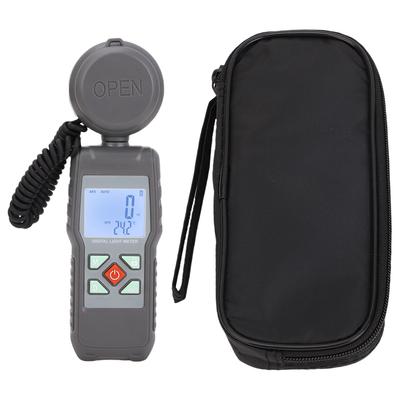 Digital Light Meter Luminous Flux Tester 200000lx Illuminance LCD Black White Screen Lighting