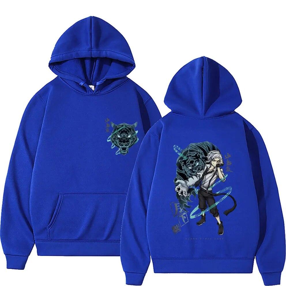Anime Bungo Stray Dogs Nakajima Atsushi Graphic Print Hoodie Unisex Vintage Unisexga Sweatshirt Unisex Casual Oversized Hooded Pullover