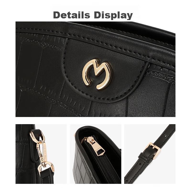 MEXICAN Crossbody Bag, Shoulder Bag, Black