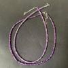 3mm Faceted Natural Stone Necklace with Citrine, Agate, Tourmaline, and Moonstone Beads