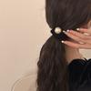 Big Pearl Large Intestine Hair Band, Simple Hair Tie, Girls' High School Elastic and Durable Rubber Band, Girls' Hair Bun