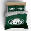 Green Palmeiras logo pattern. Bedding sets Duvet cover sets Duvet covers Pillowcases(1 * Duvet Cover 2 * Pillowcases without duvet insert)