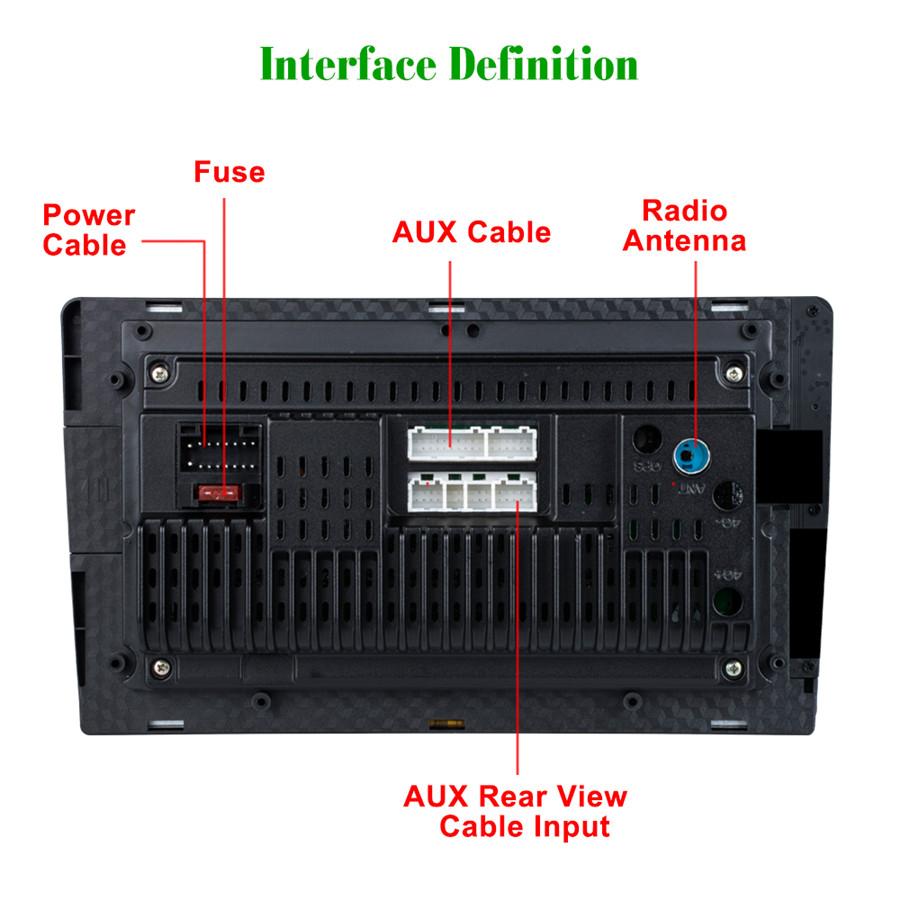 9inch 2Din for Multimedia Player Auto MP5 Player MP5 Player Car MP5 Player Radio Car Stereo Automotive FM bluetooth Touchable