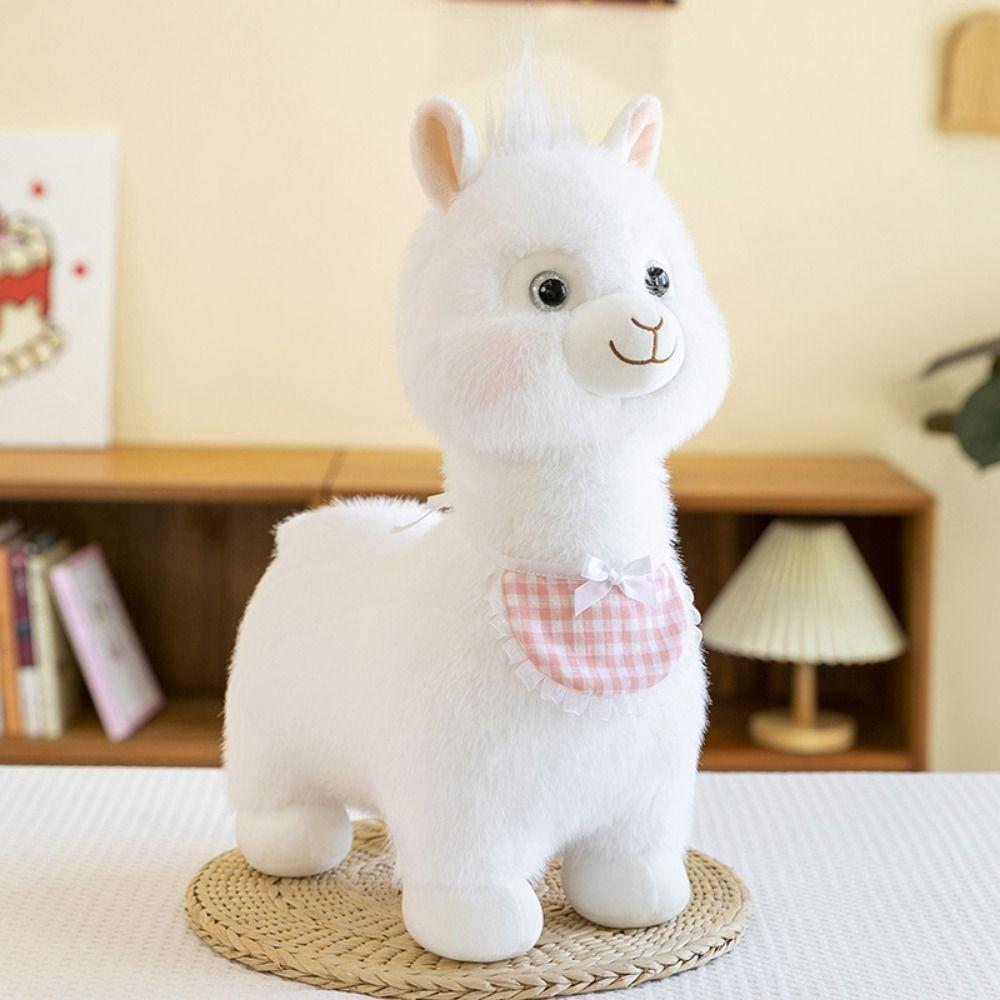 Plush Animal Toy Sheep Plush Doll Paddle Alpaca Animals Stuffed Toys  Home Decoration